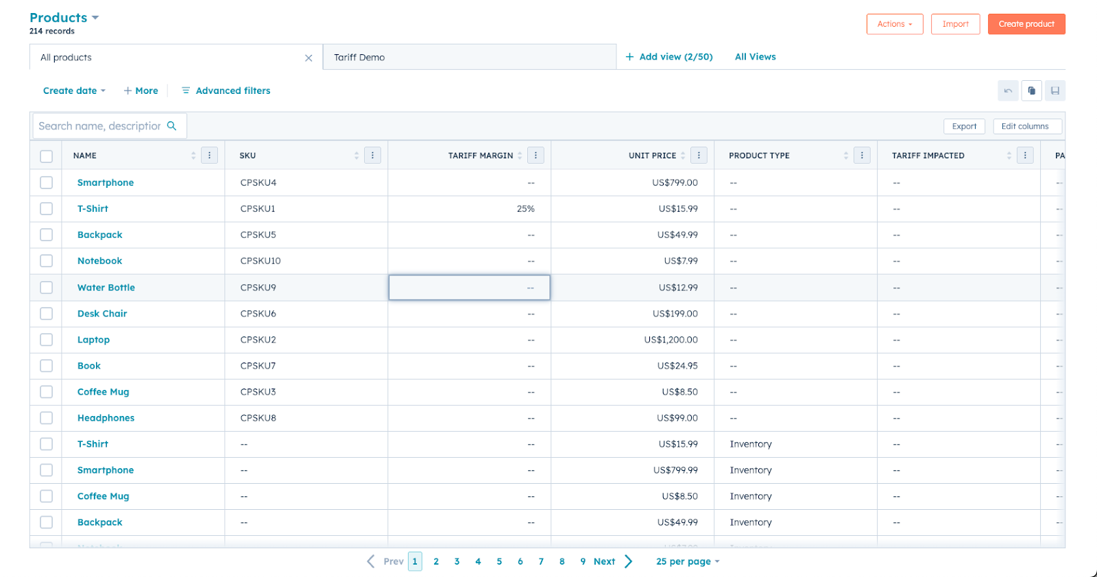 min margin req - tariffs 3